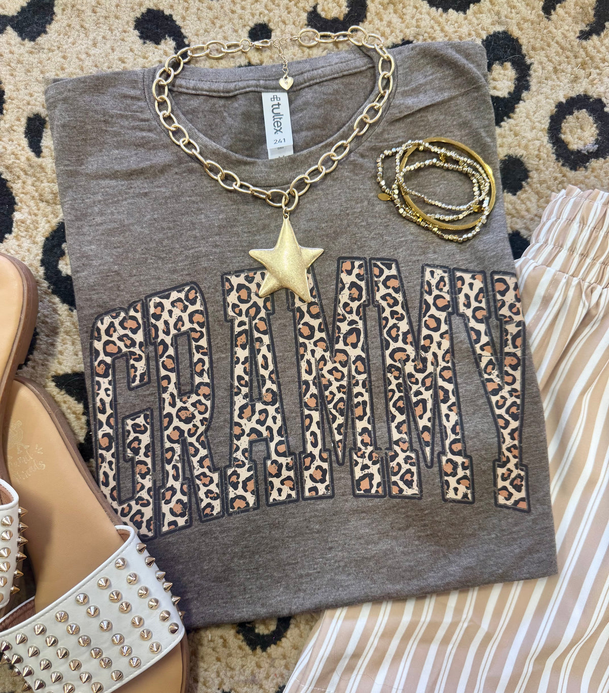 Grammy Leopard Tee