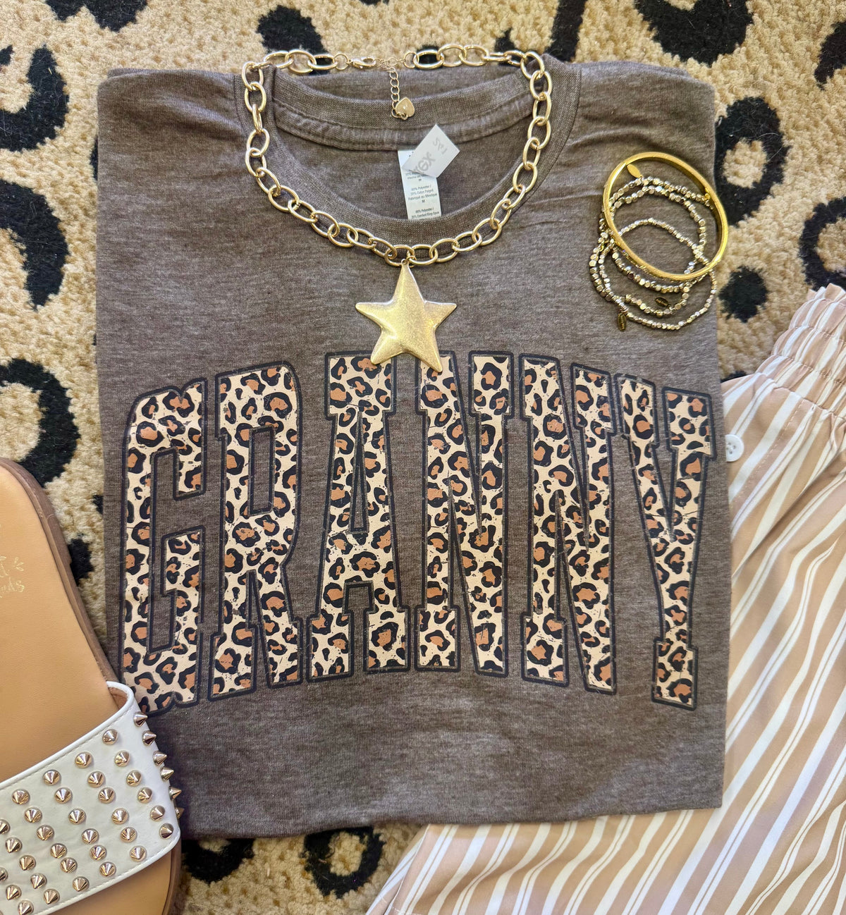 Granny Leopard Tee