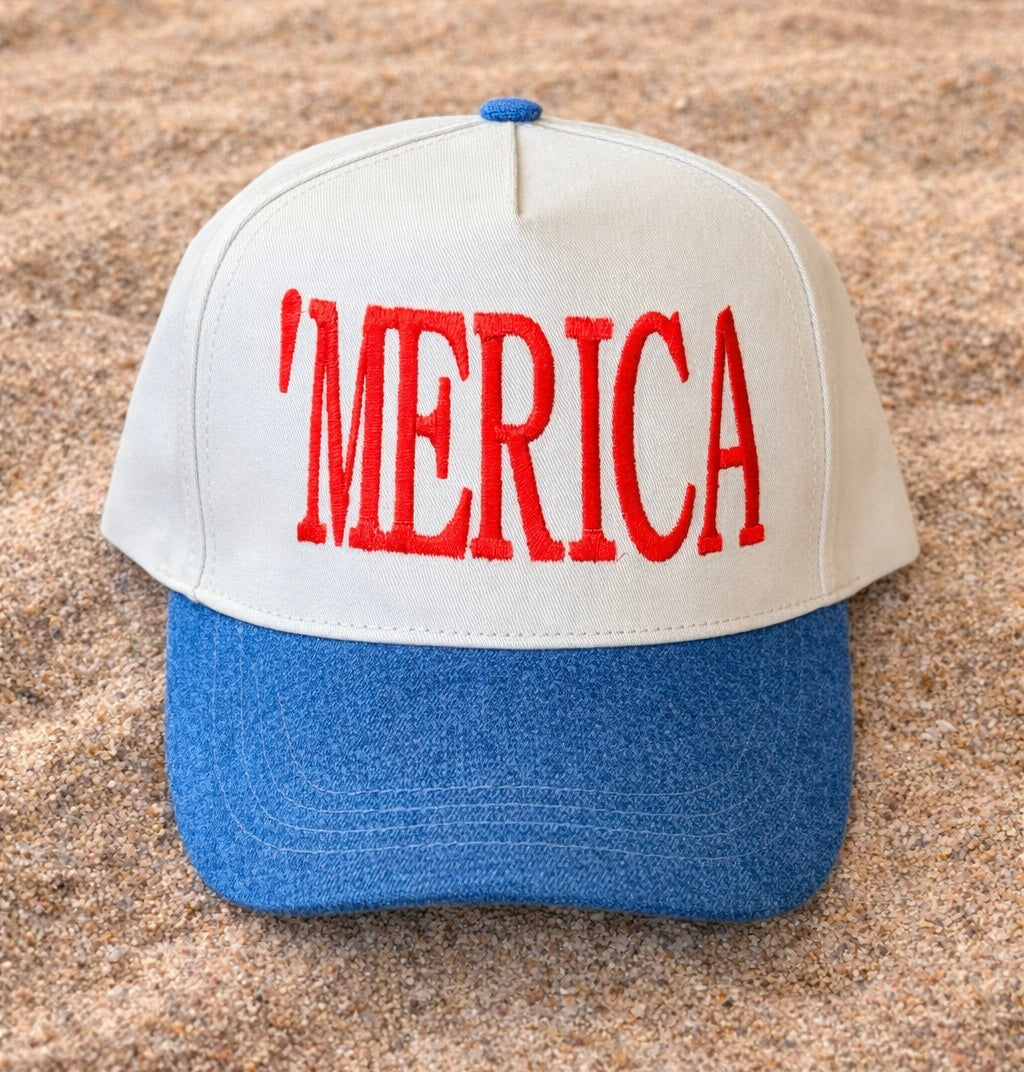‘Merica Denim Hat