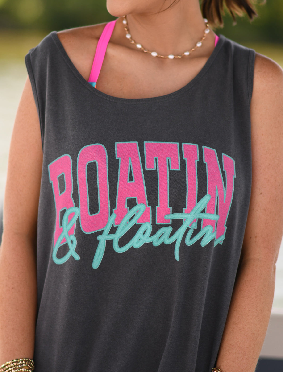 Boatin’ And Floatin’ Tank/Tee