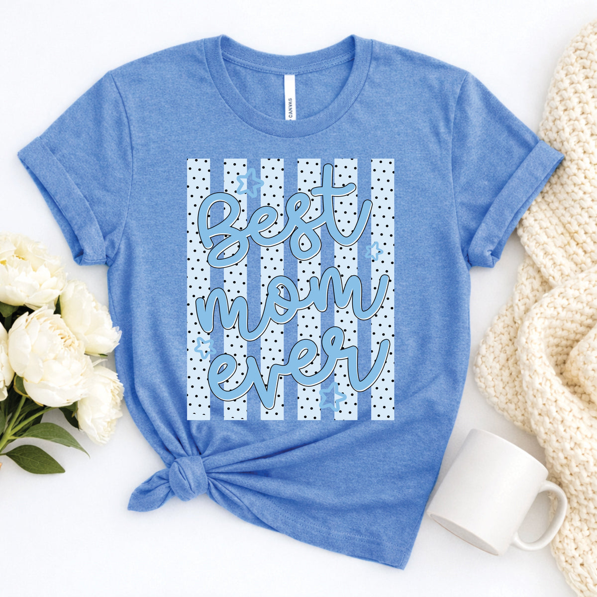 Best Mom Ever Polka Dot Tee