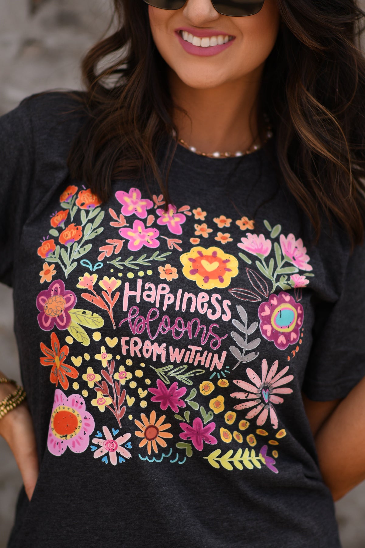 Happiness Blooms From Within Tee