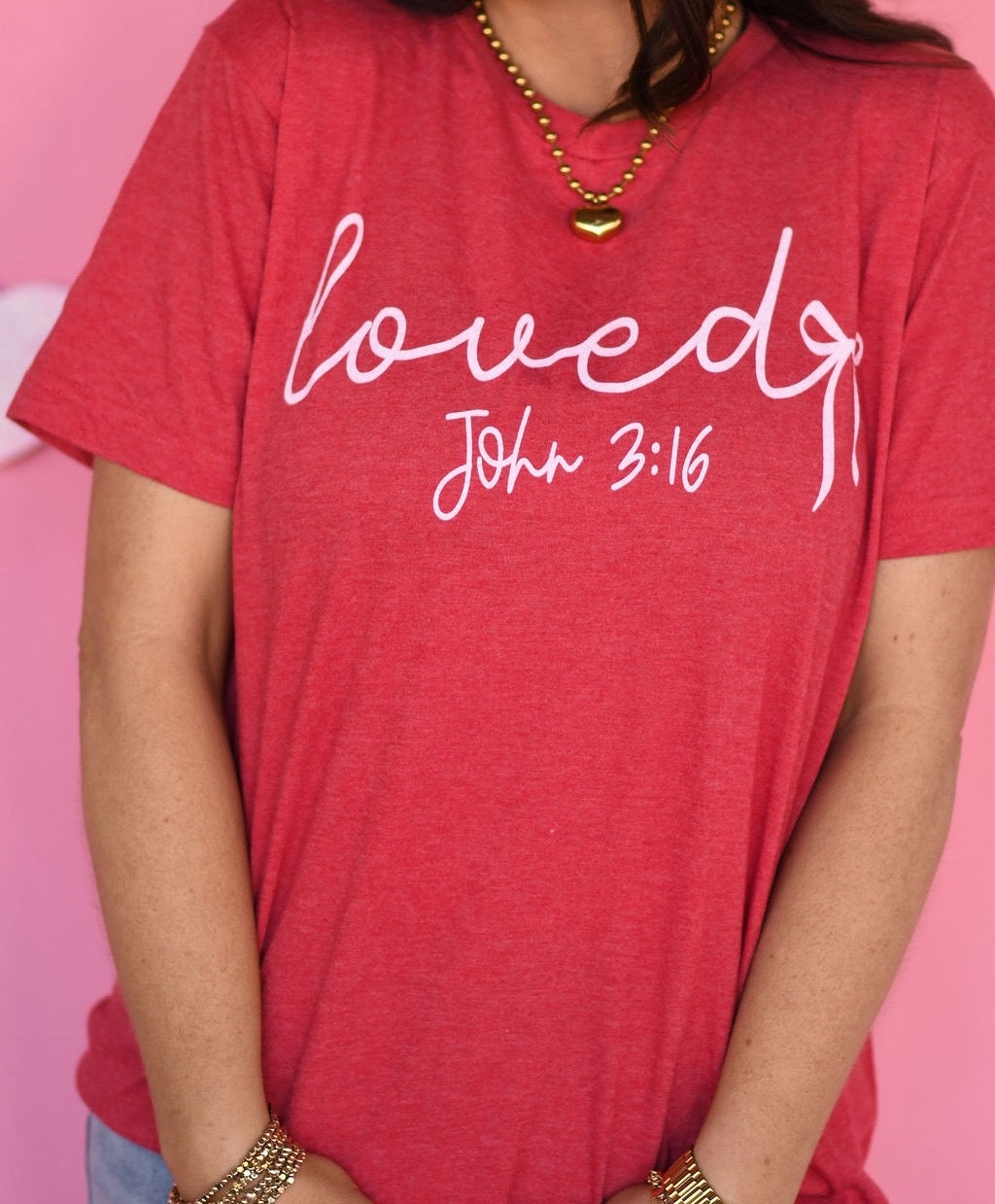 *SALE* RTS Loved John 3:16 Bow Tee