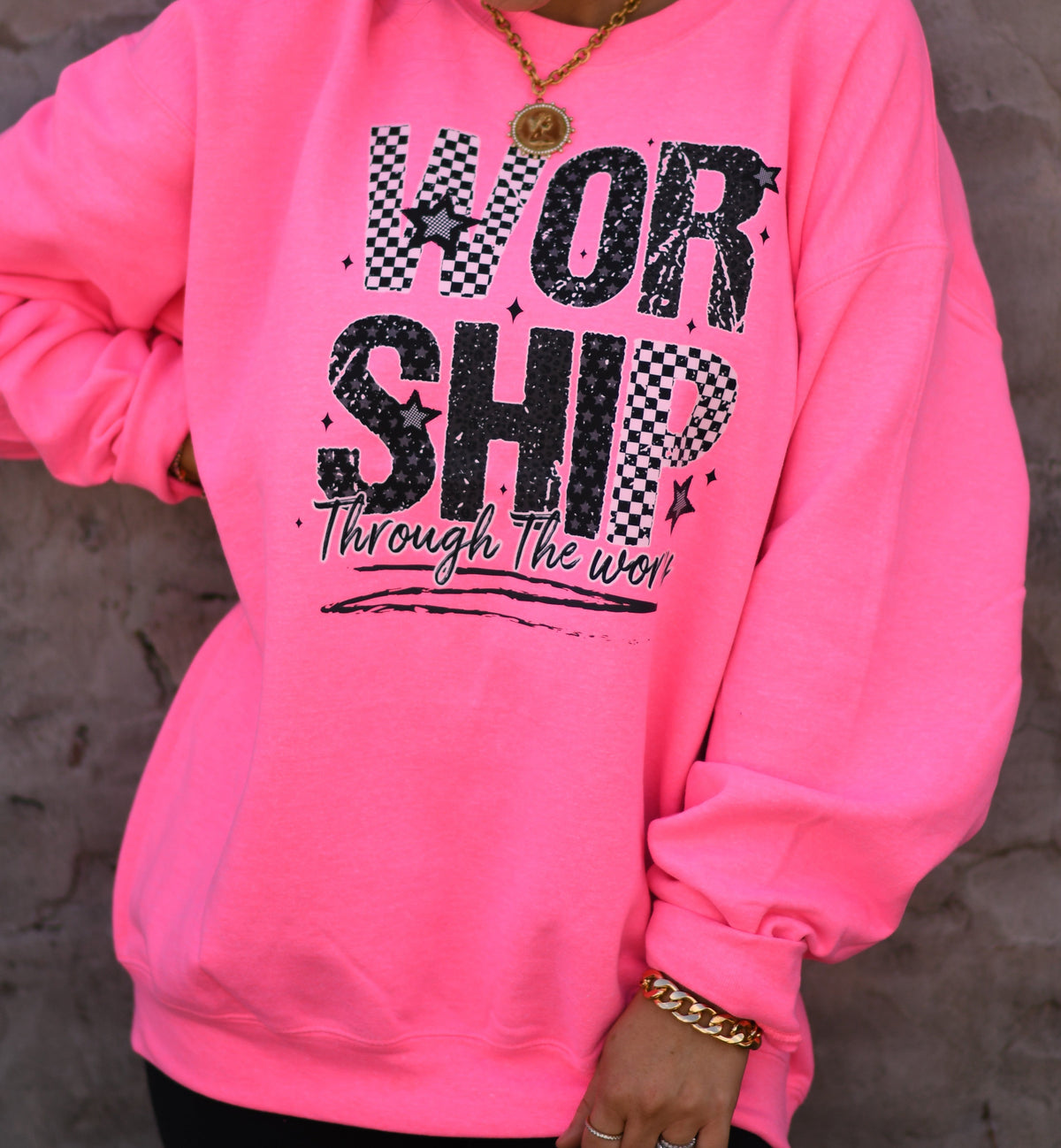 Worship Through The Worry Sweatshirt