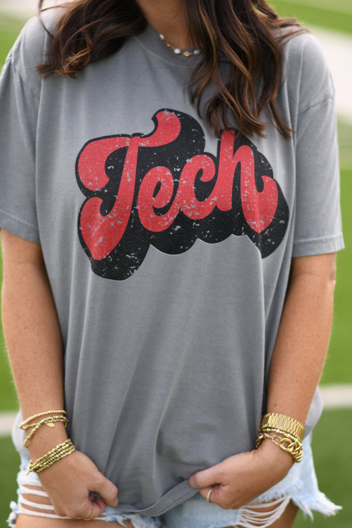 Tech Distressed Tee