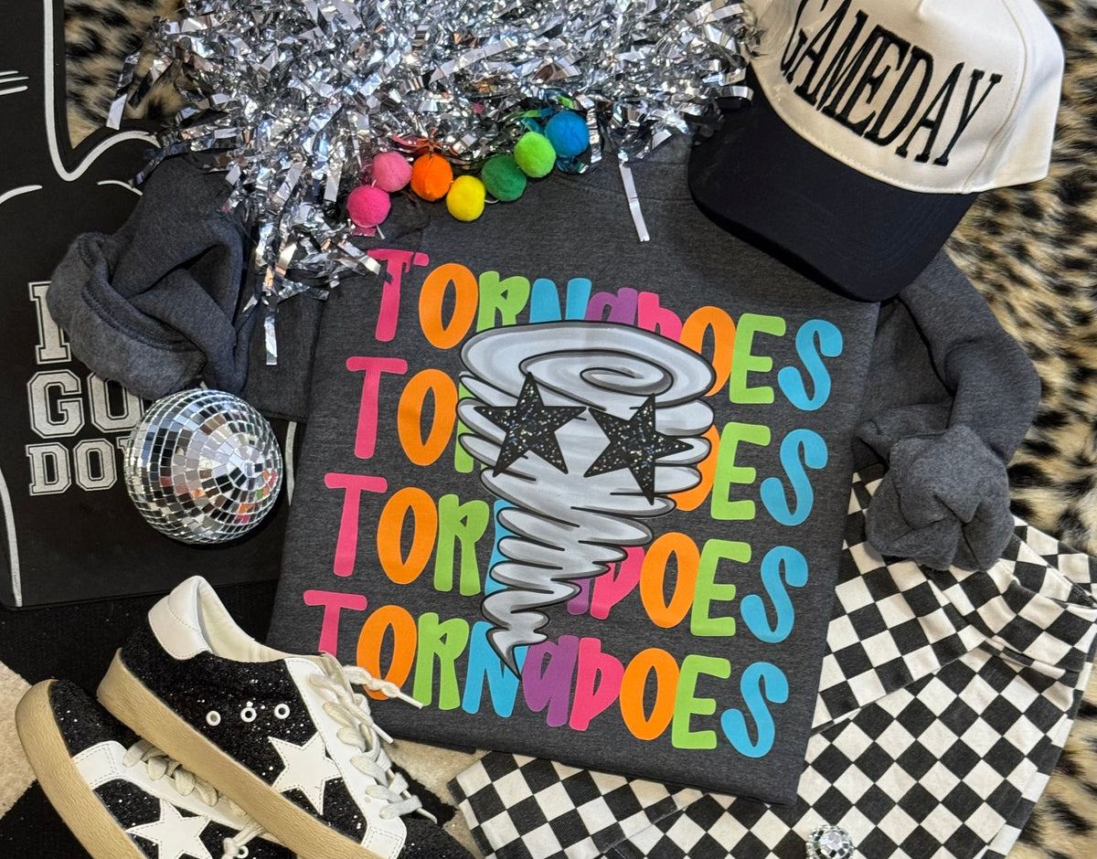 Tornadoes Neon Mascot Sweatshirt