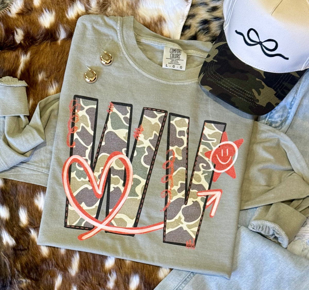 WV Camo Doodle State Tee/Long Sleeve