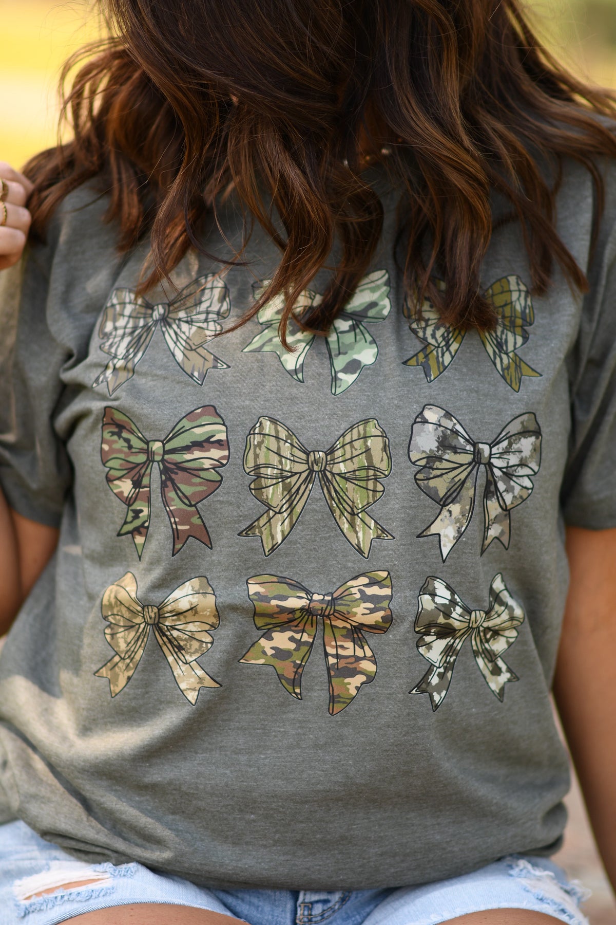 Camo Bow Tee