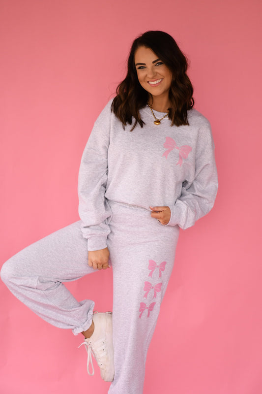 Ash Bow Jogger Set