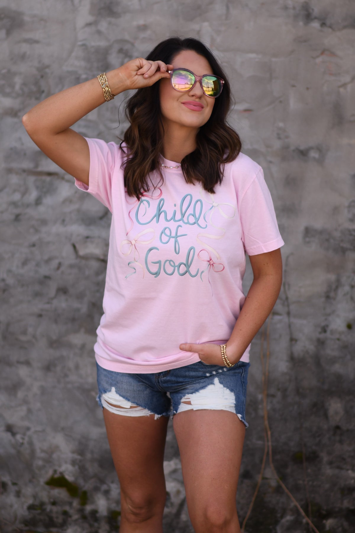 Child Of God Bow Tee