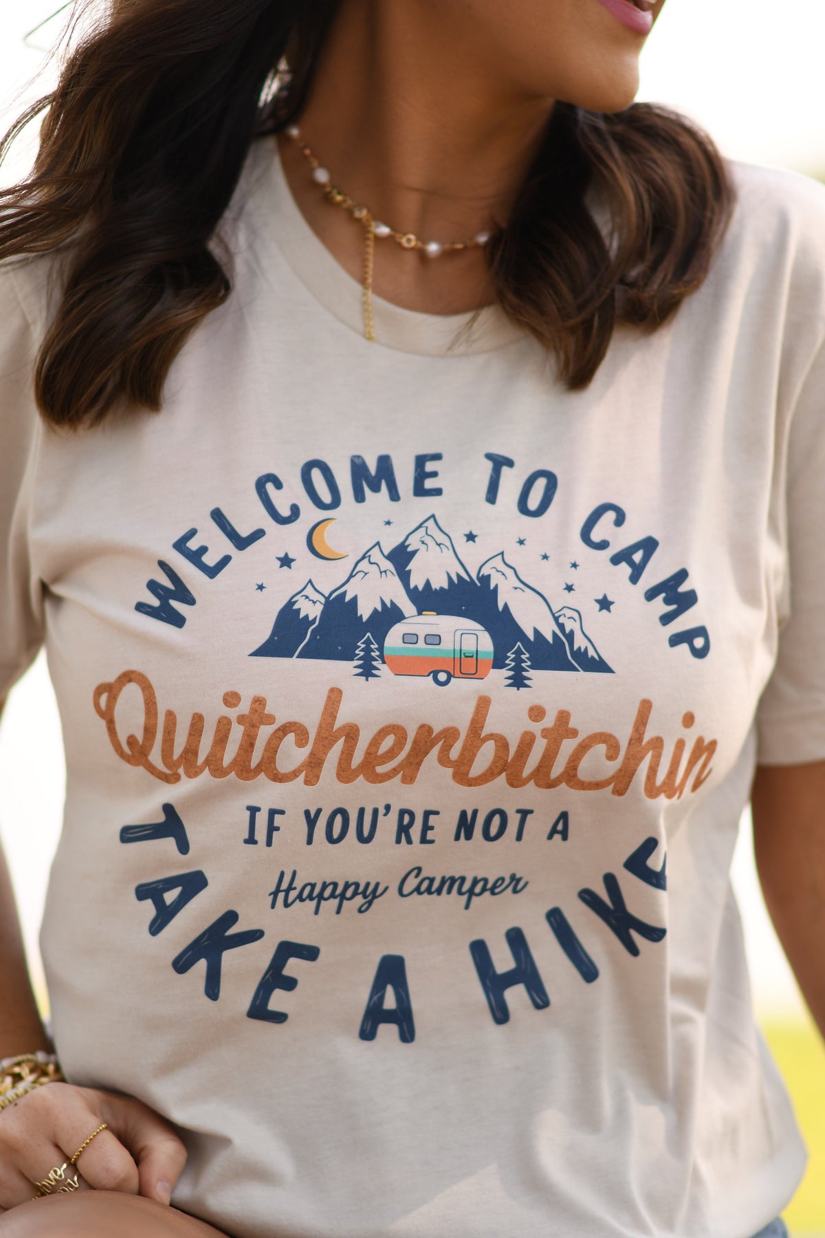 Camp Quitcherbitchin Tee