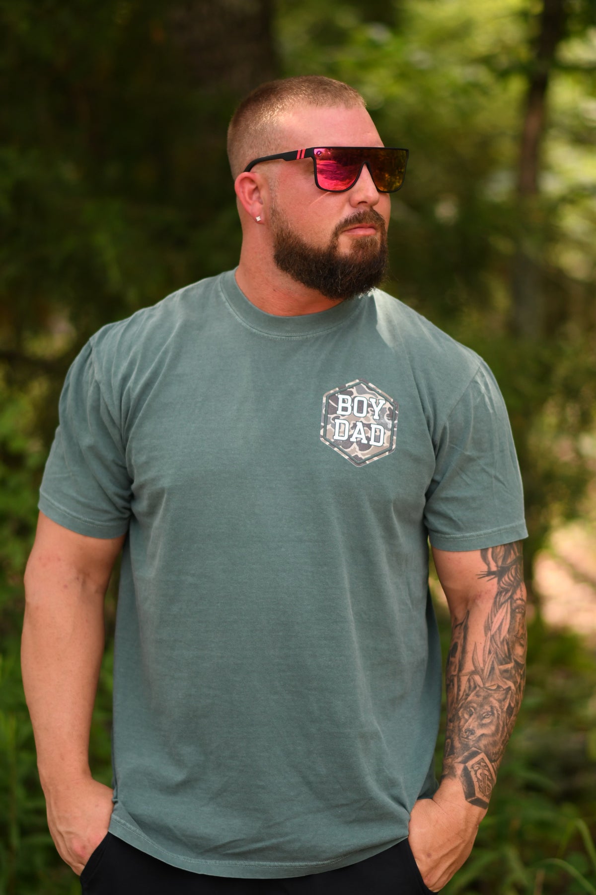 Boy Dad Camo Tee