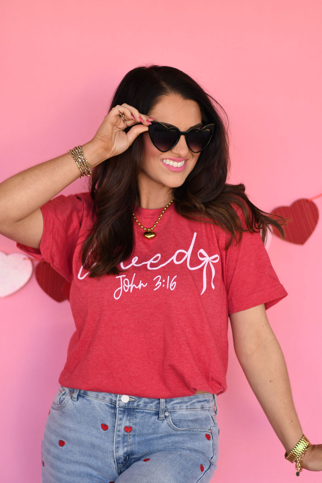 *SALE* RTS Loved John 3:16 Bow Tee