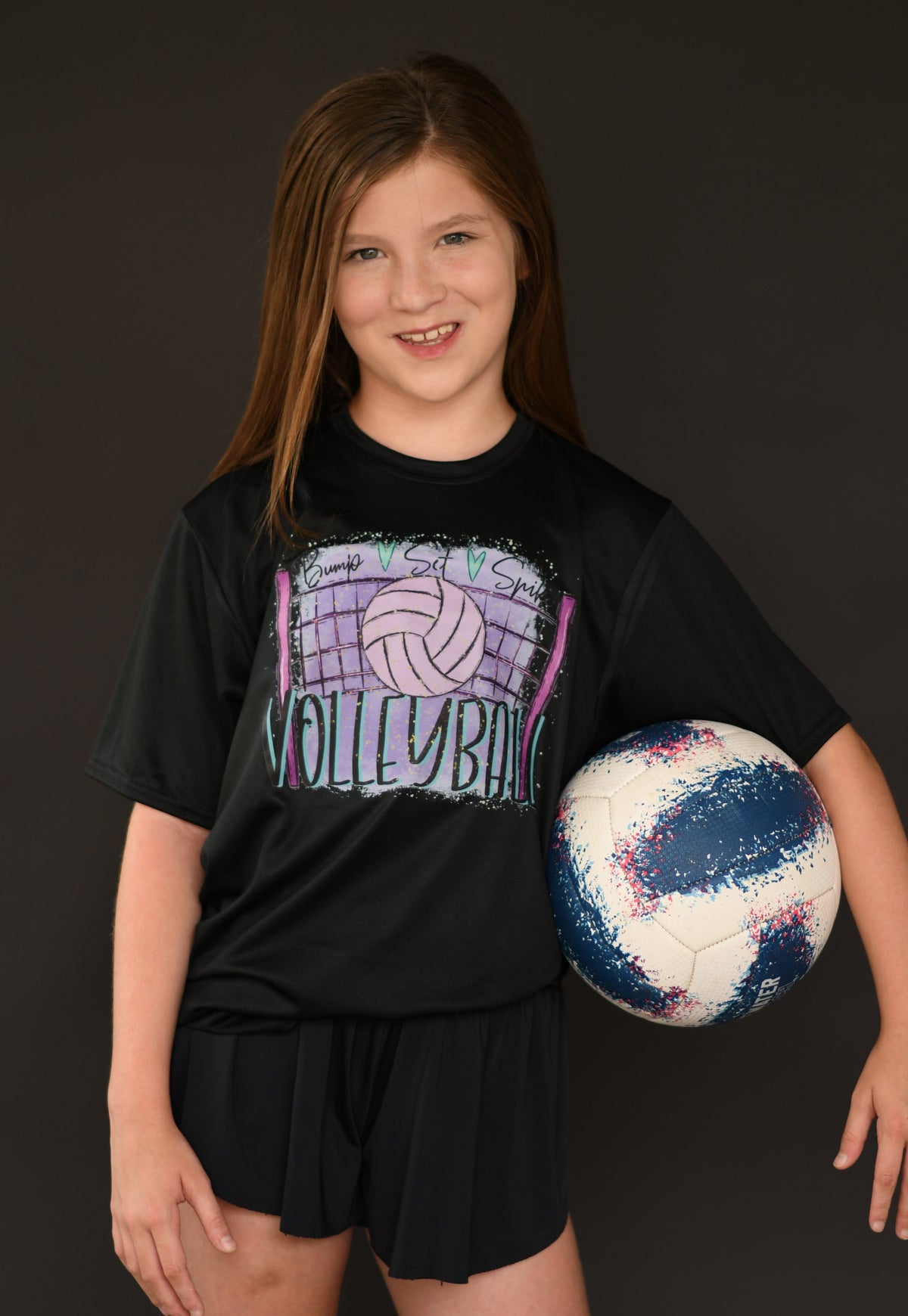 Bump Set Spike Volleyball Dri Fit Tee