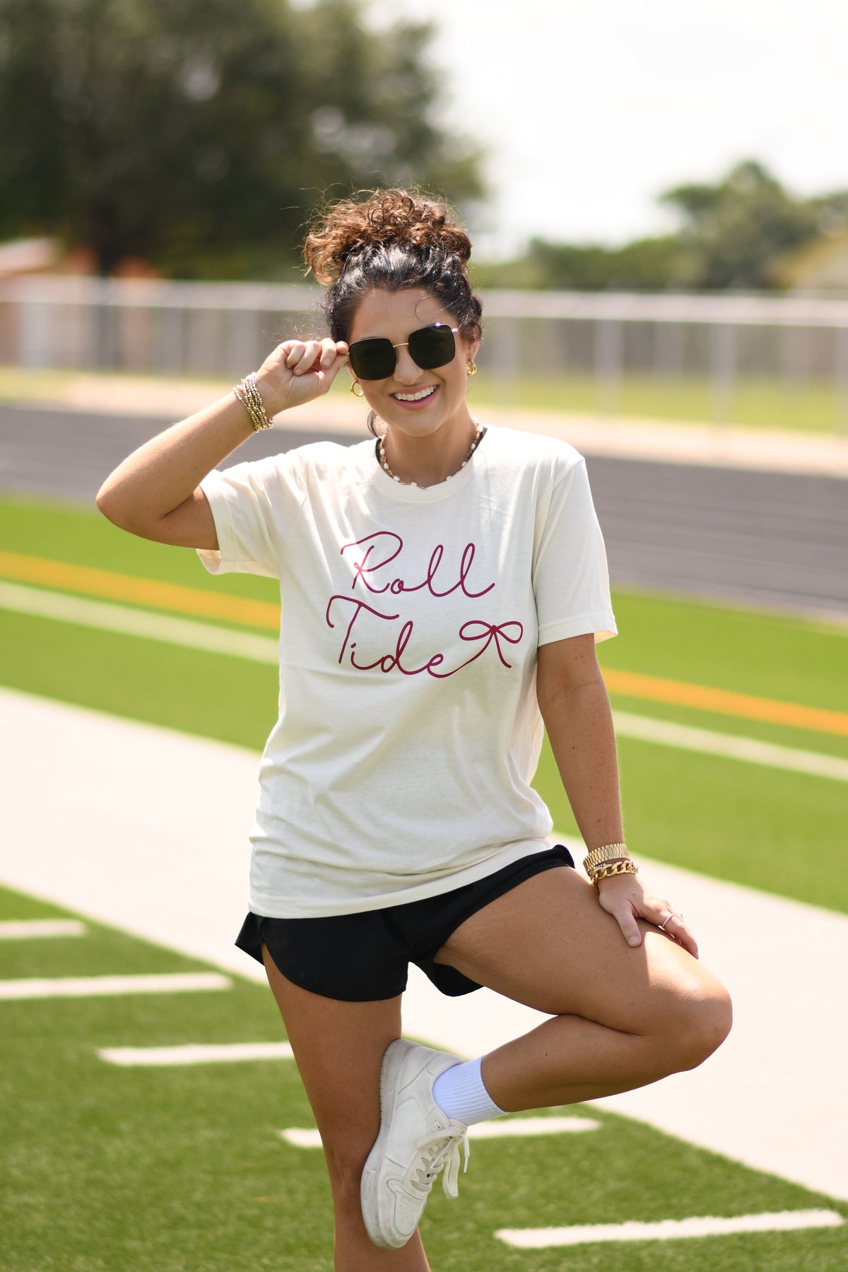 Roll Tide Bow Tee
