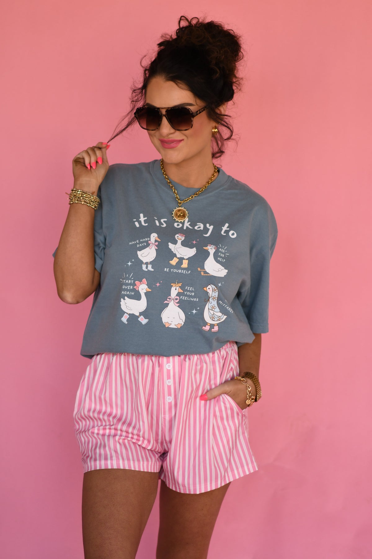 It Is Okay To Geese Tee