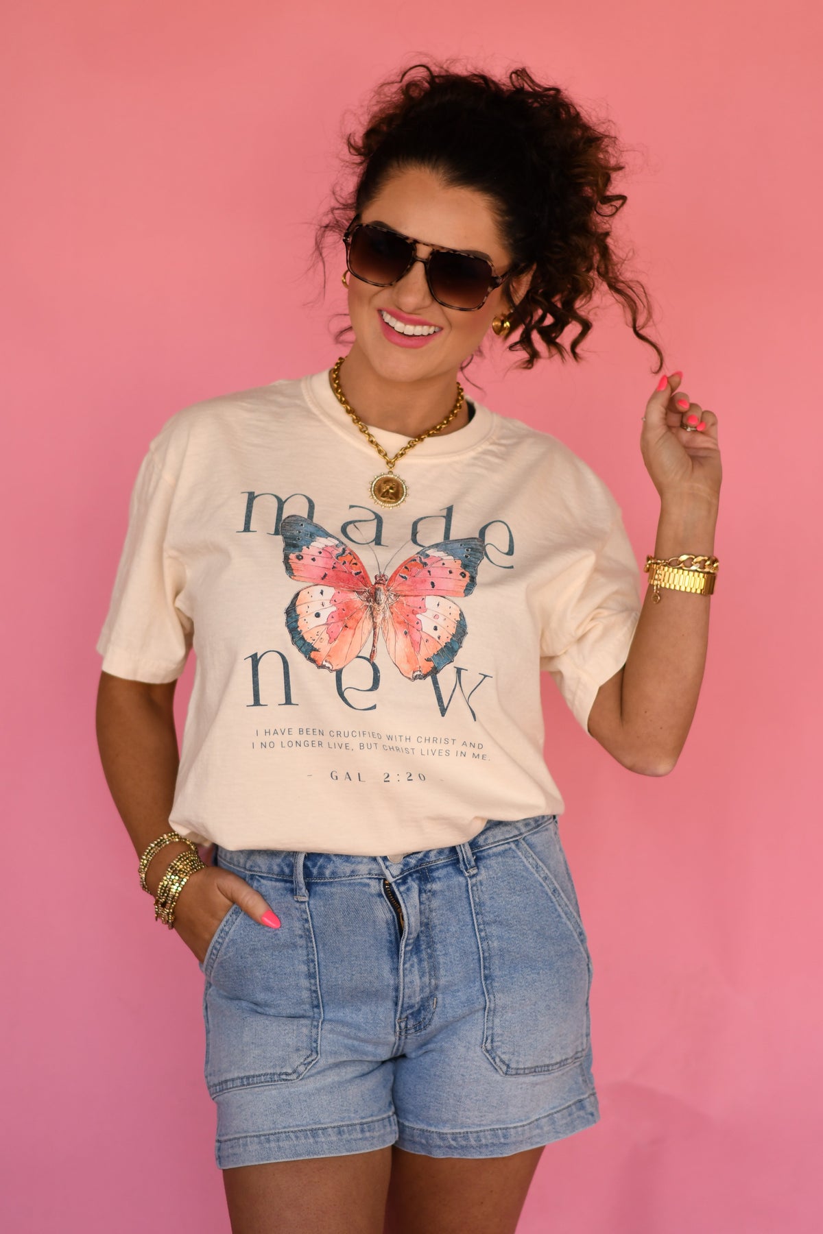 Made New Butterfly Tee
