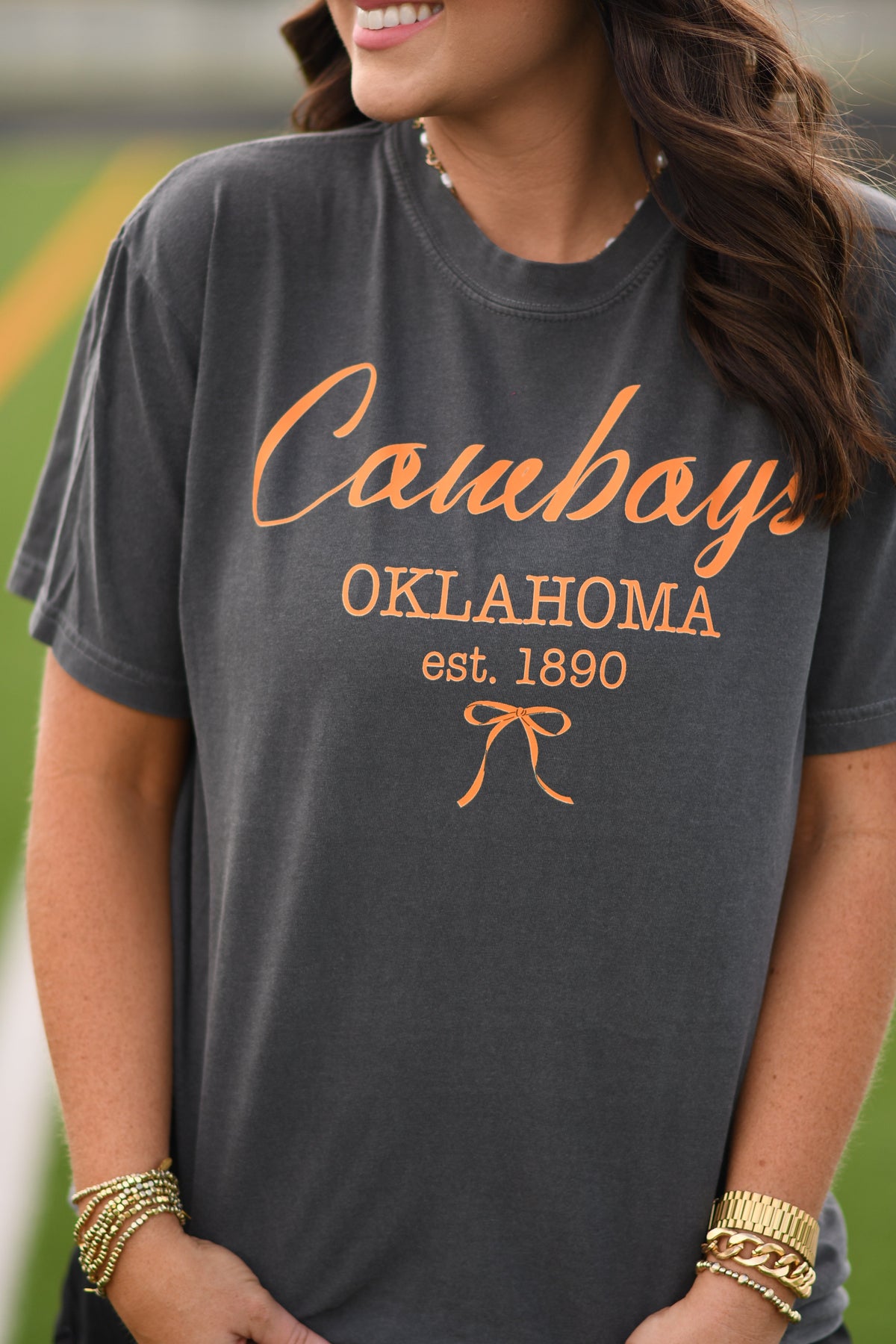 Cowboys Oklahoma Bow Tee