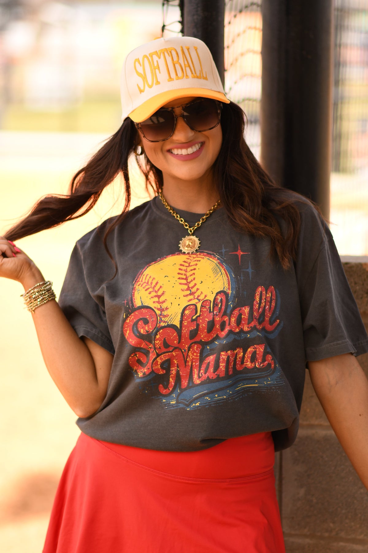 Softball Mama Ball Tee