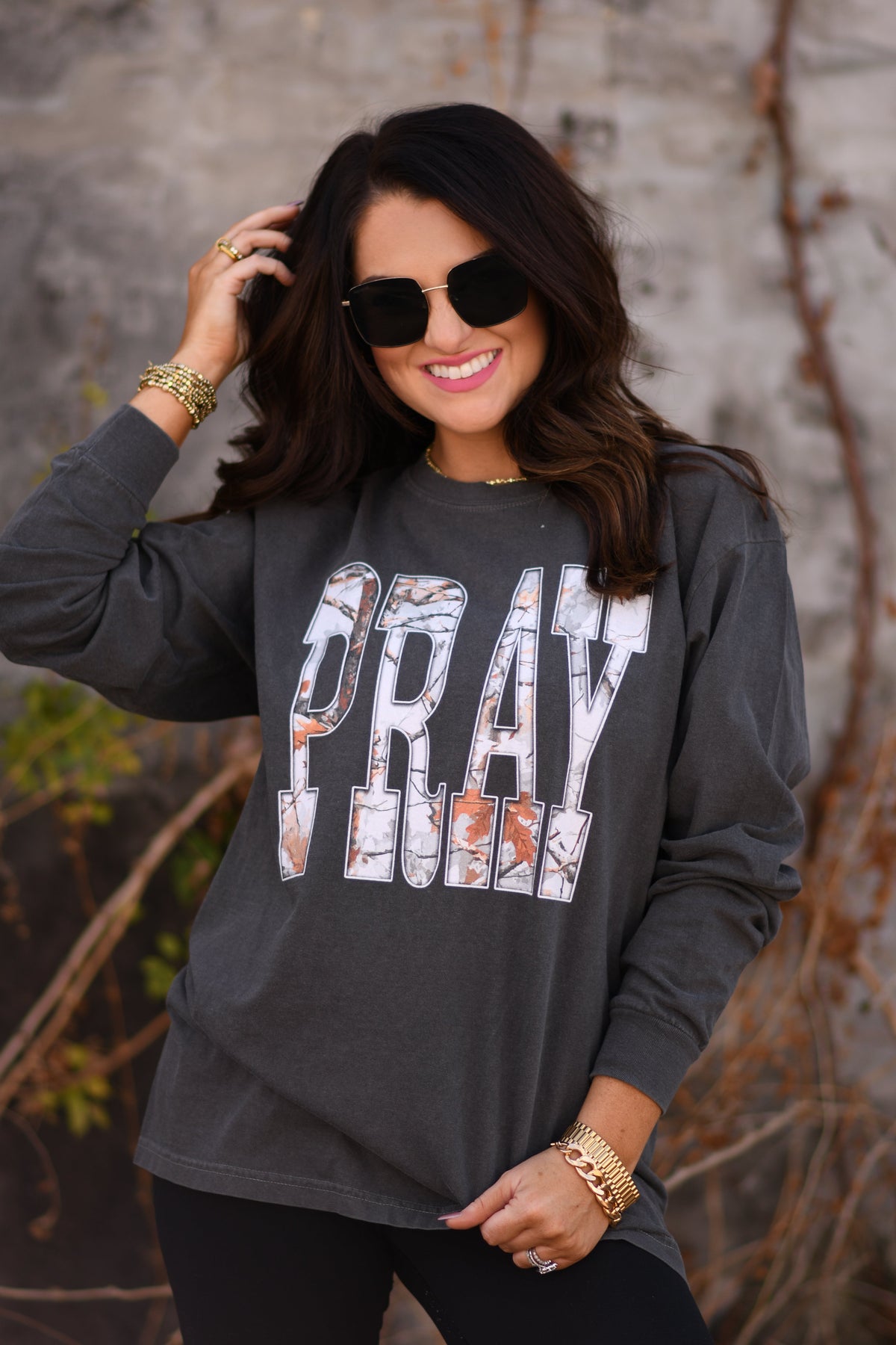 Camo Pray Tee / Long Sleeve