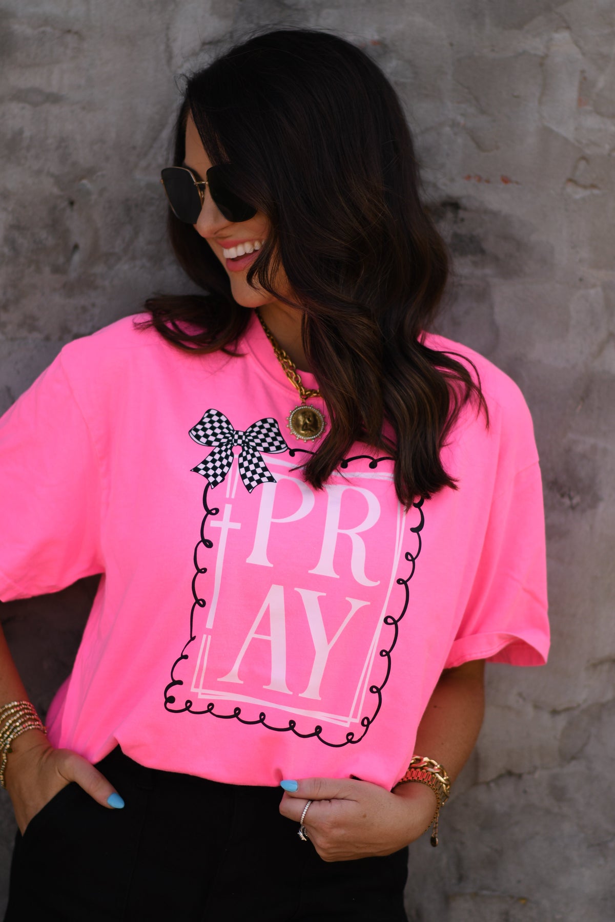 Pray Bow Tee