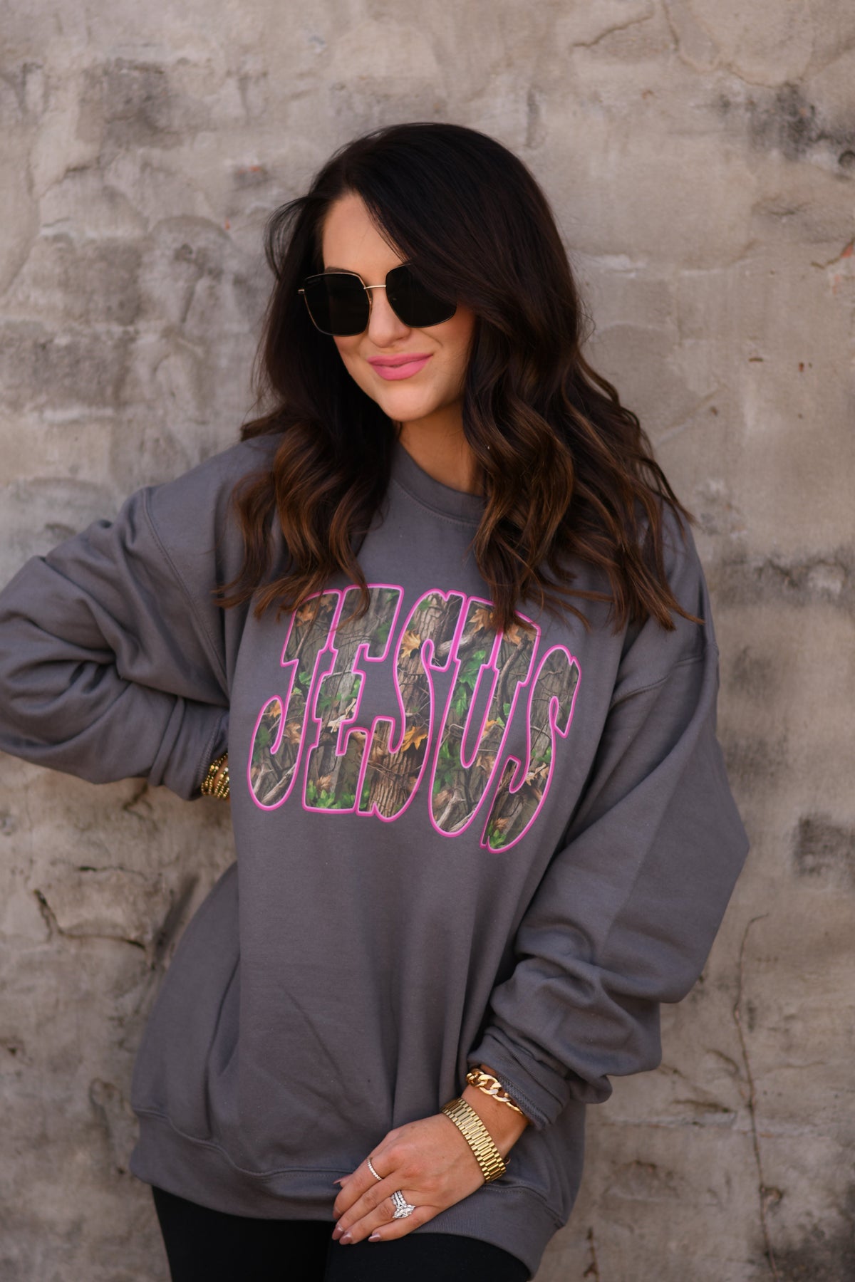Jesus Camo Tee / Sweatshirt