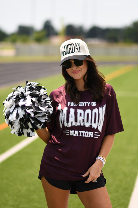 Property of Maroon and White Tee