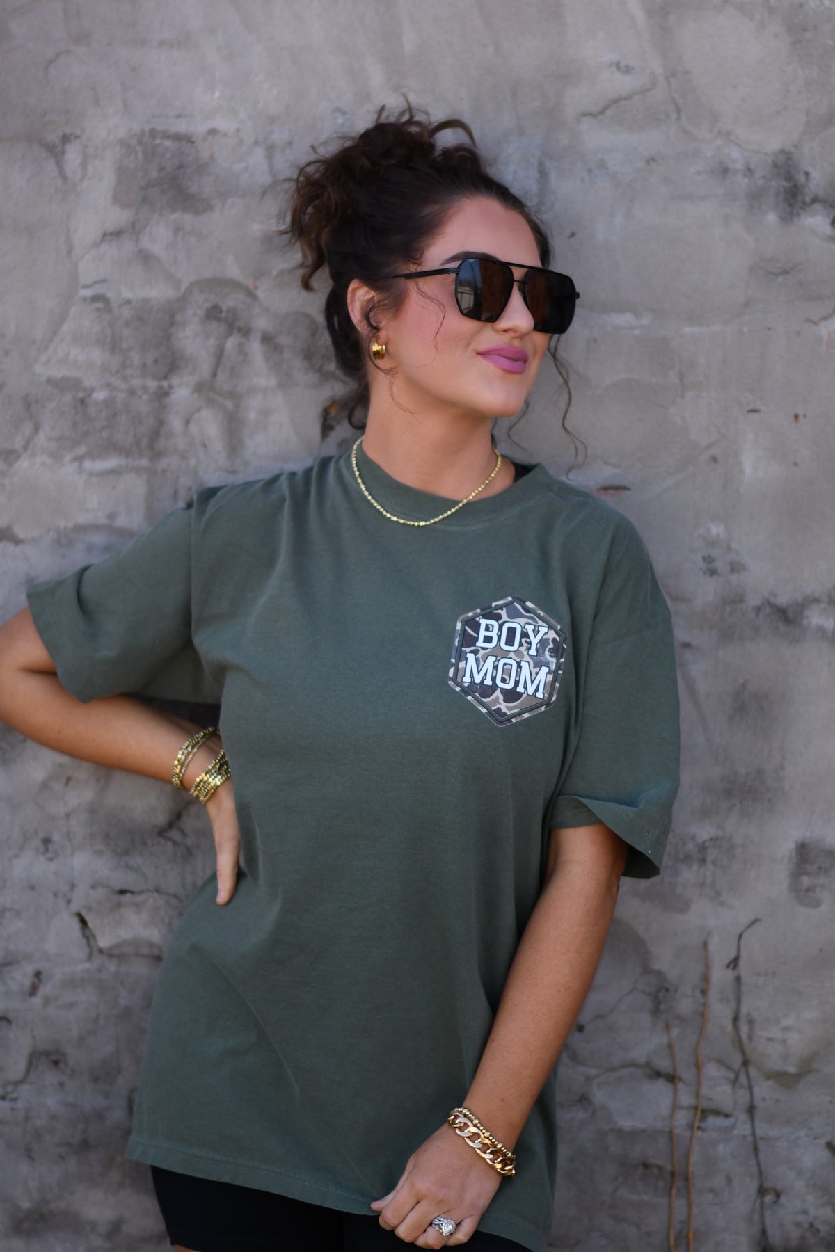 Boy Mom Camo Tee