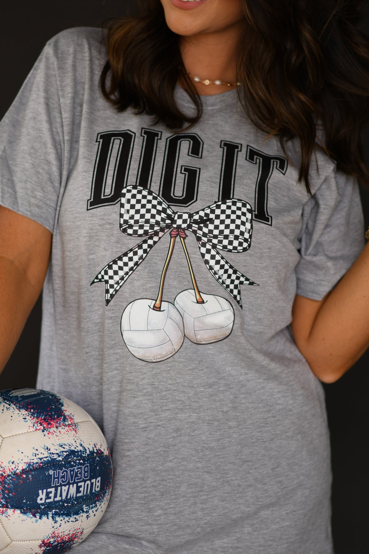 Dig It Volleyball Cherries Tee
