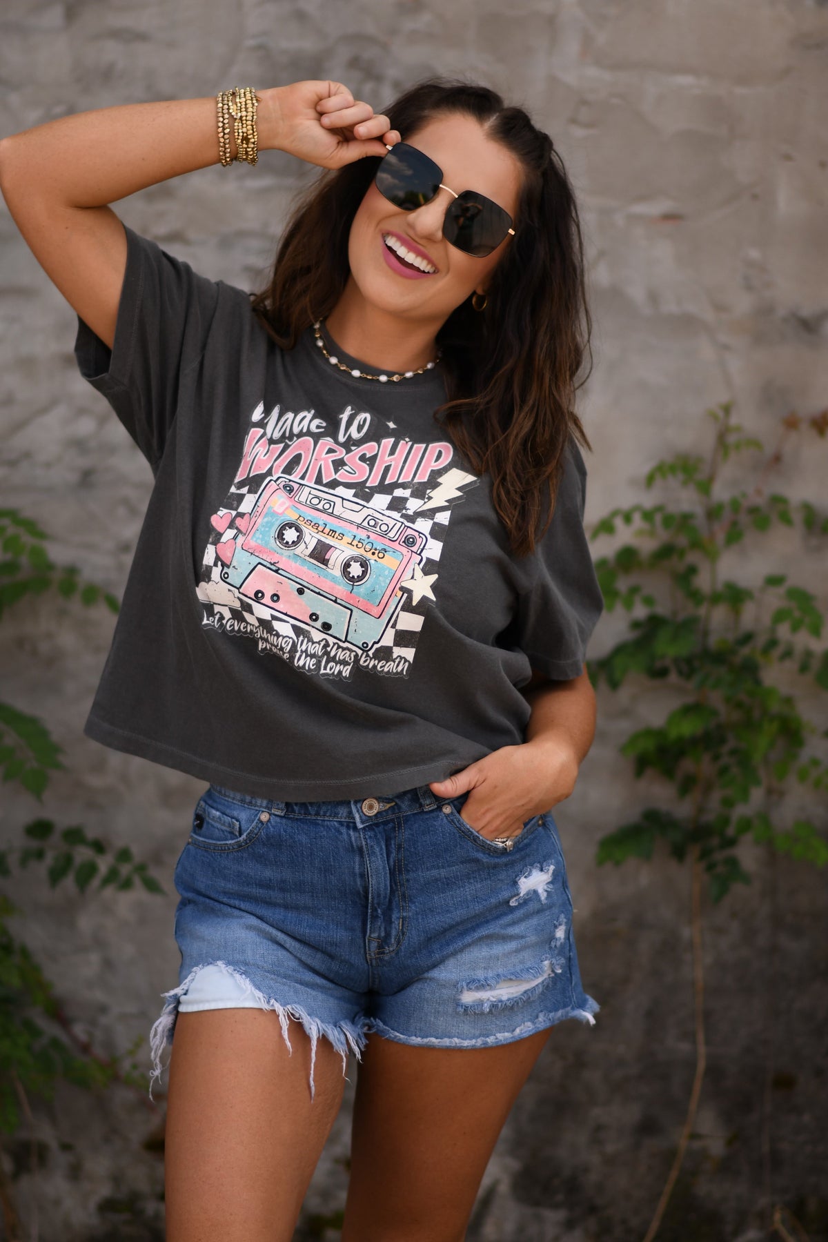 Made To Worship Crop/Tee