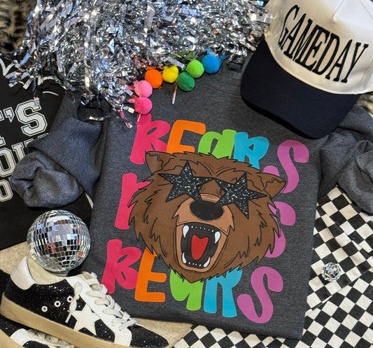 Bears Neon Mascot Sweatshirt