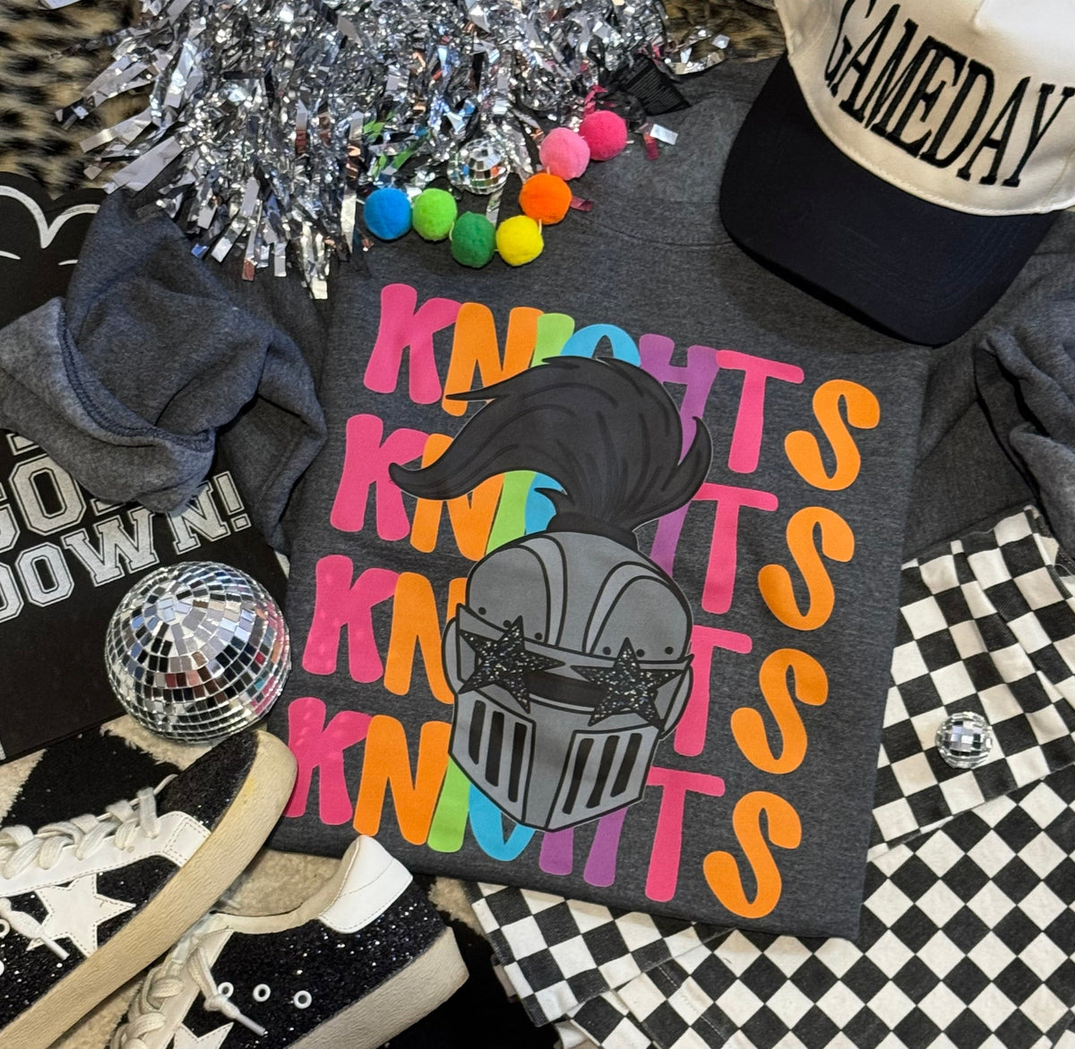 Knights Neon Mascot Sweatshirt