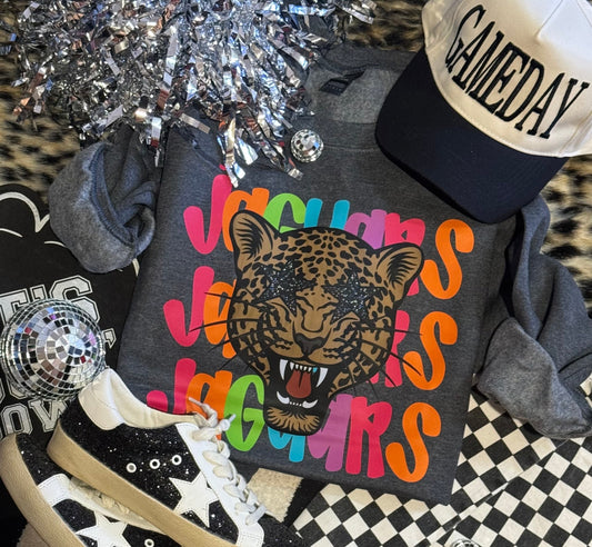 Jaguars Neon Mascot Sweatshirt