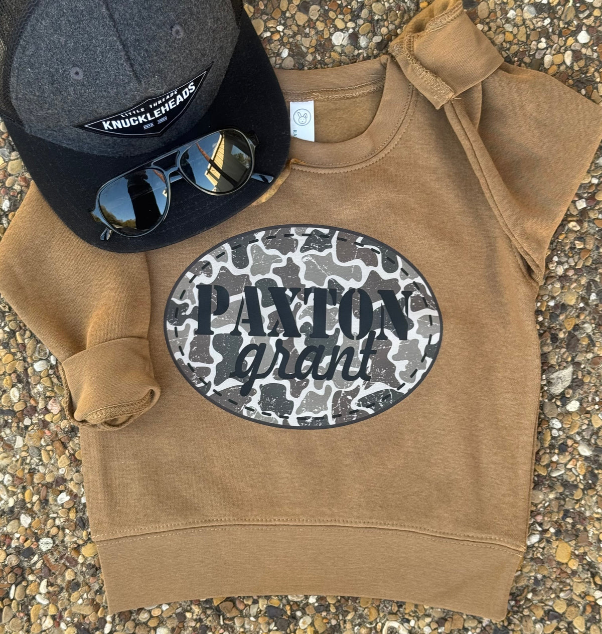 Custom Camo Boys Name Sweatshirts